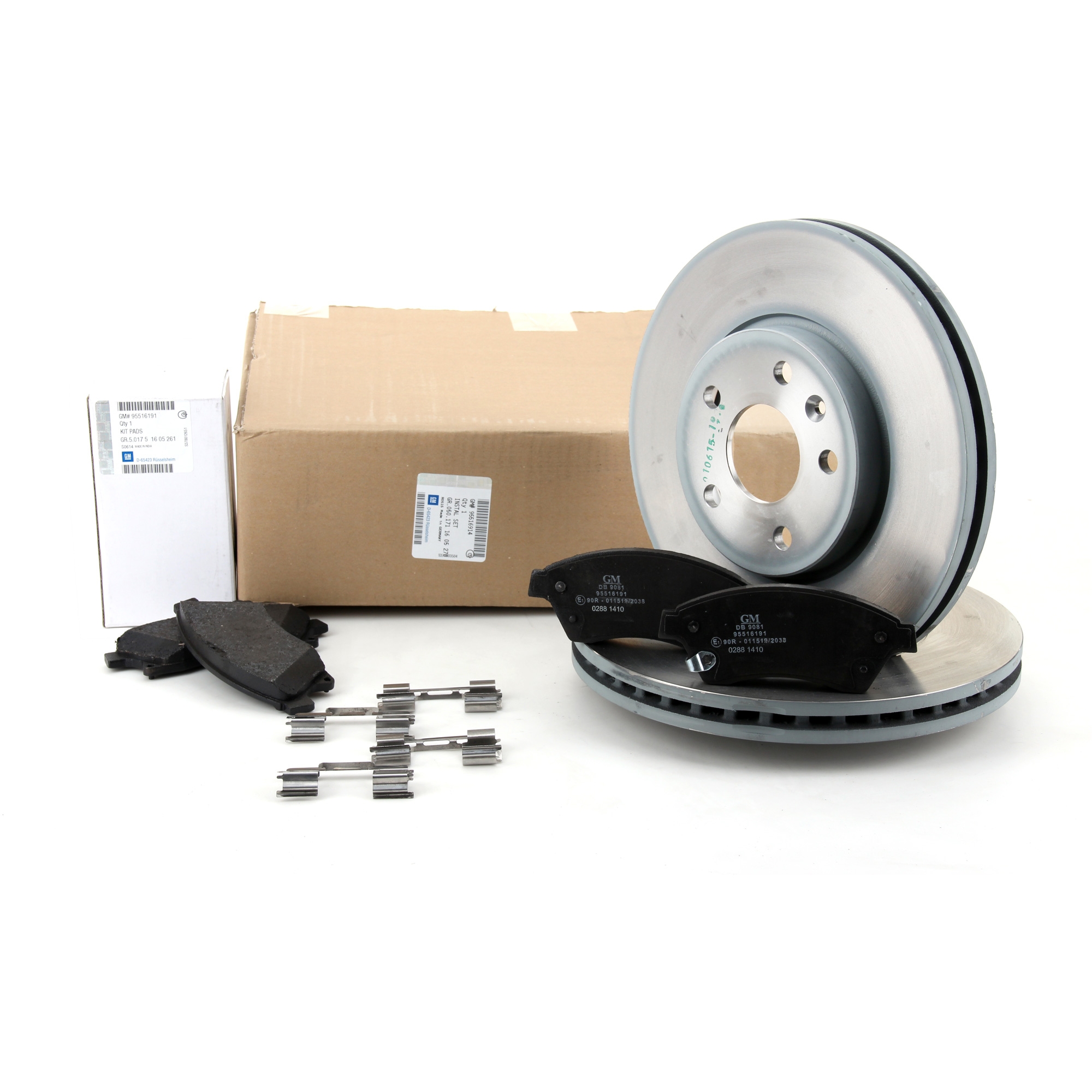 Kit discuri si placute fata Opel Astra J originale GM